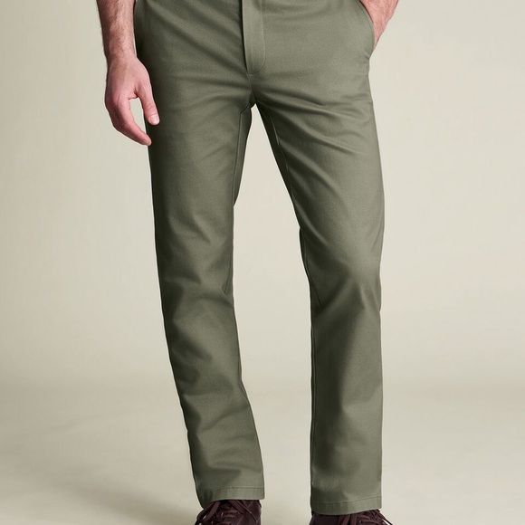 Men's Olive Green Pants - Picture 3 of 5